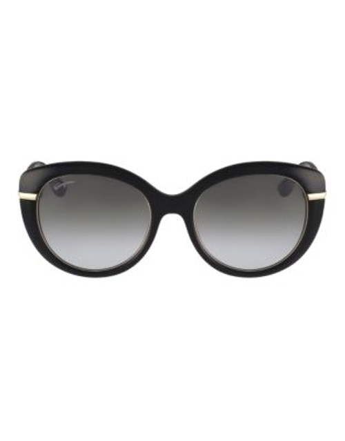 Ferragamo Cat eye Sunglasses SF724S - BLACK