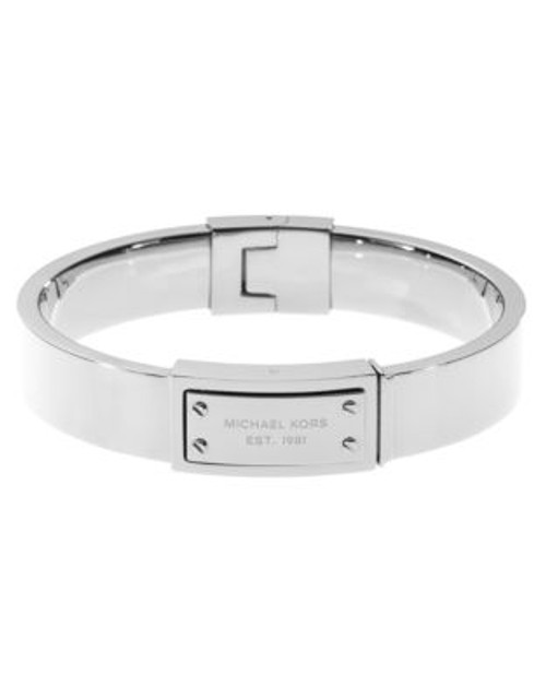 Michael Kors Hinge Bangle - SILVER