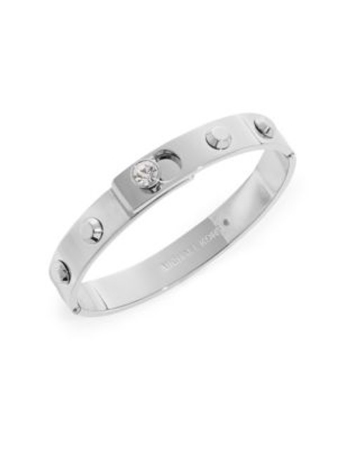 Michael Kors Studded Cuff Bracelet - SILVER