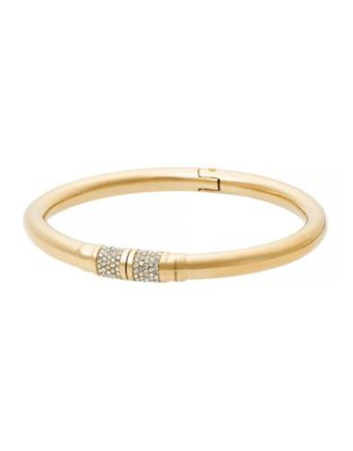 Michael Kors Goldtone Pave Set Bracelet - GOLD