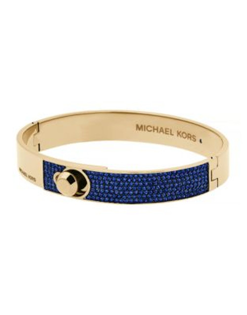 Michael Kors Parisian Jewels Pave Block Bangle Bracelet - BLUE
