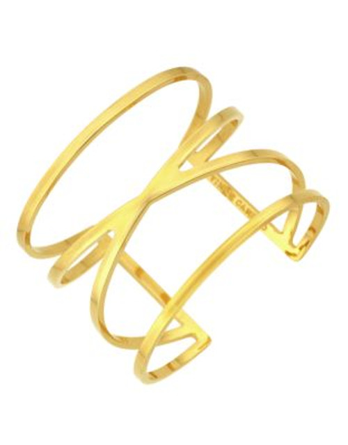 Vince Camuto Double V Cut Out Cuff - GOLD