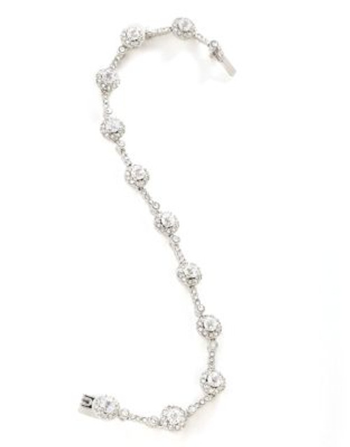 Nadri Cubic Zirconia Bezel Bracelet - SILVER