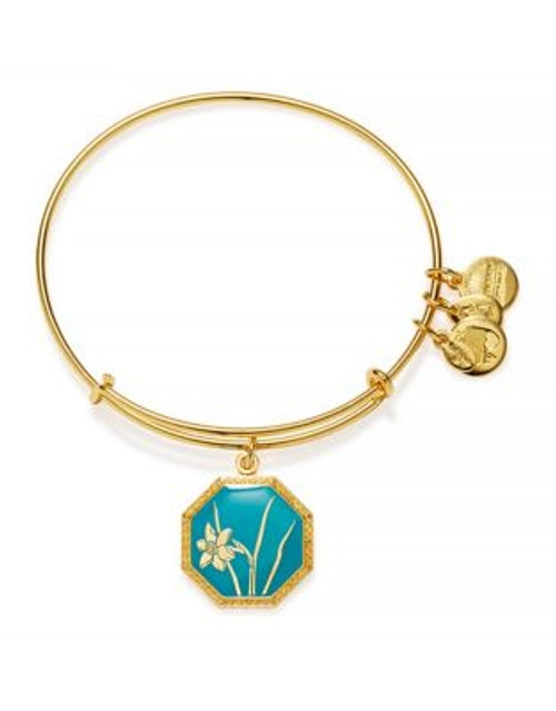 Alex And Ani Pursuit of Persephone Collection Truth and Honor Bangle - BLUE/GOLD