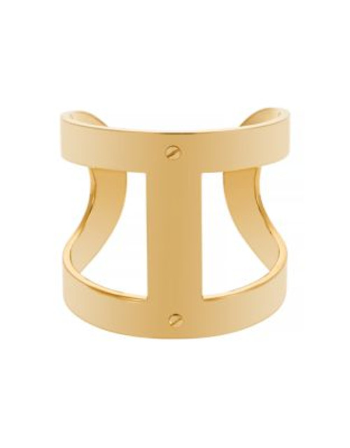 Michael Kors Heritage Maritime Gold Tone Open Cuff - GOLD