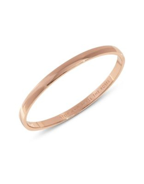 Kate Spade New York Stop and Smell the Roses Idiom Bracelet - ROSE GOLD