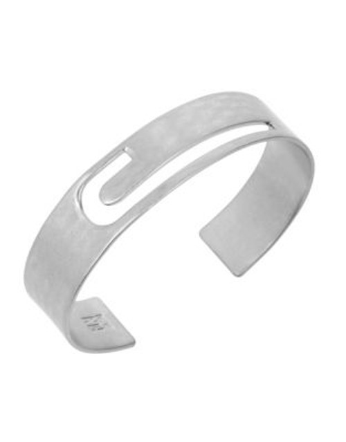 Robert Lee Morris Soho Initial Cut-Out Bracelet - SILVER J