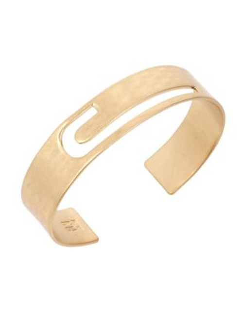 Robert Lee Morris Soho Initial Cut-Out Bracelet - GOLD J