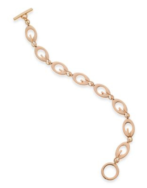 Guess G Link Logo Bracelet - ROSE GOLD