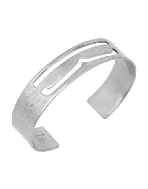 Robert Lee Morris Soho Initial Cut-Out Bracelet - SILVER B