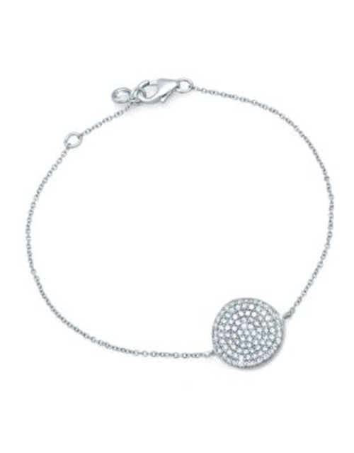 Crislu Simply Pave Circle Bracelet - SILVER