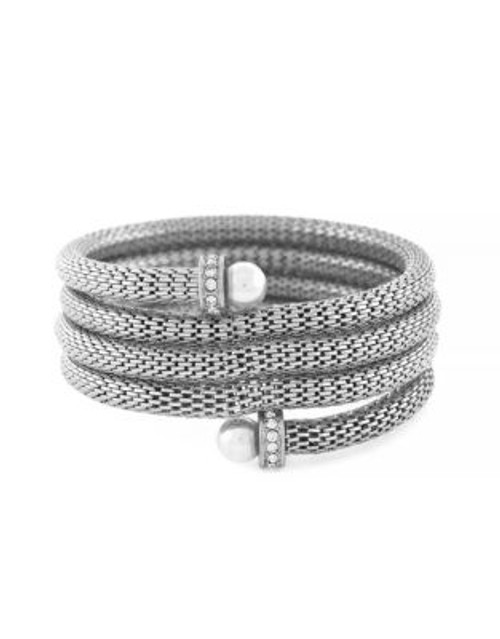 Bcbgeneration Coiled Wheat Chain Bracelet - SILVER