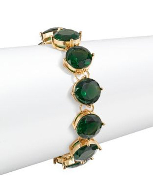 Lauren Ralph Lauren Smoky Topaz Epoxy Stone Bracelet - GREEN