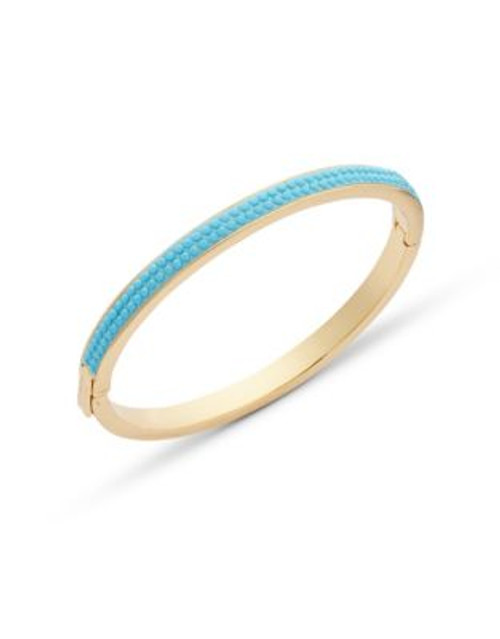 Kate Spade New York Pave the Way Hinge Bangle Bracelet - TURQUOISE