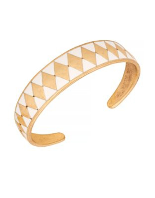 Lucky Brand Enamel Cuff - GOLD