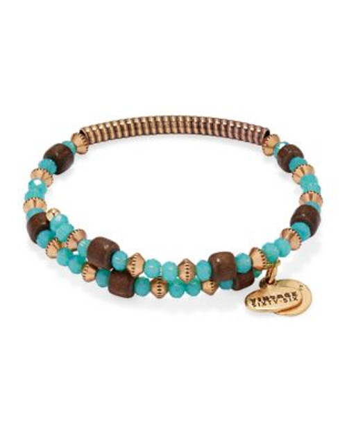 Alex And Ani Marine Uncharted Wrap Bracelet - LIGHT BLUE