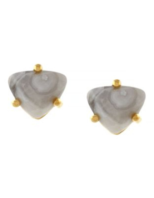 Louise Et Cie Indian Summer Collection Triangle Stud - GREY