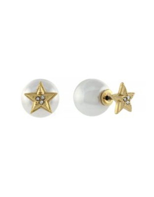 Bcbgeneration Star Front-to-Back Stud Earrings - GOLD