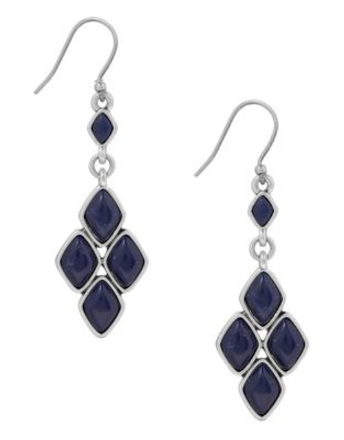 Lucky Brand Lapis Quad Drop Earrings - LAPIS