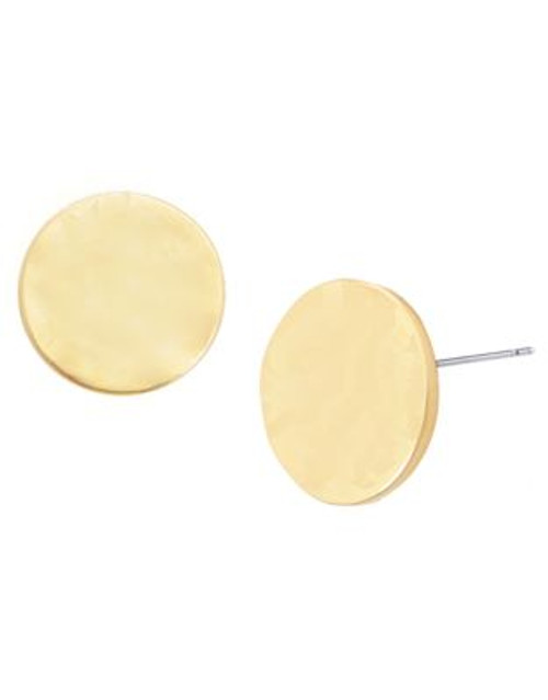 Kenneth Cole New York Hammered Stud Earrings - GOLD