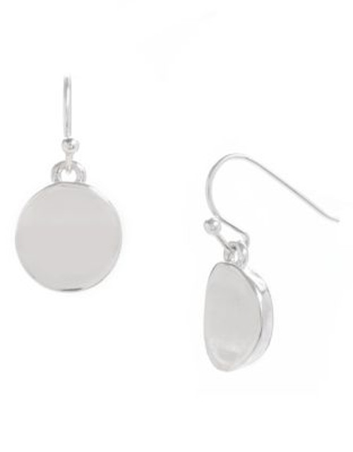 Kenneth Cole New York Small Circle Drop Earring - SILVER