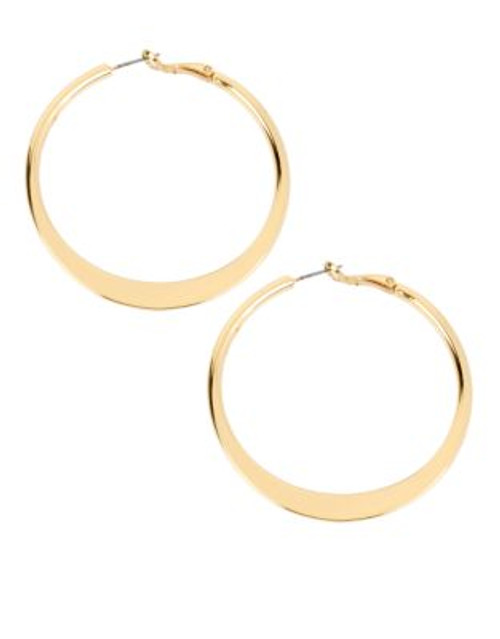 Kenneth Cole New York Sculptural Hoop Earring - SHINY GOLD