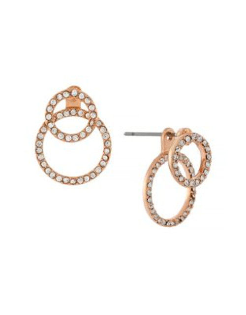 Bcbgeneration Double Circle Jacket Earrings - PINK