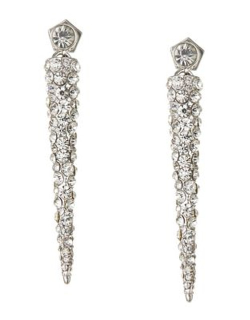 Trina Turk Pave Cone Drop Earrings - SILVER