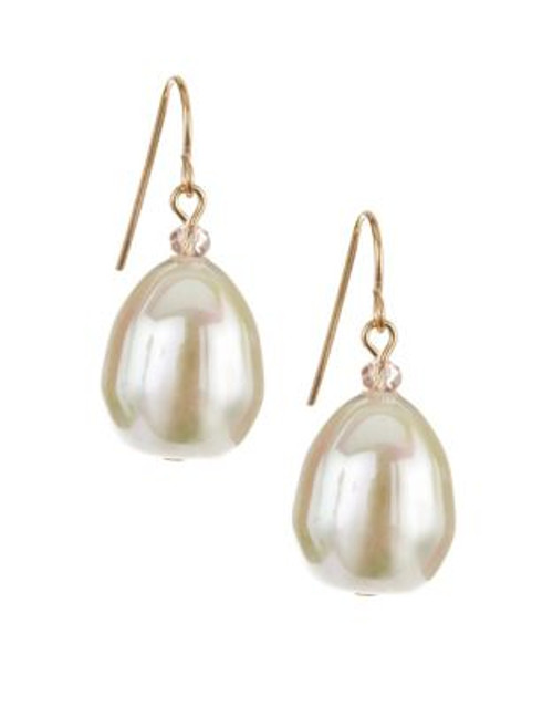 Lauren Ralph Lauren Bell Drop Earrings - PEARL