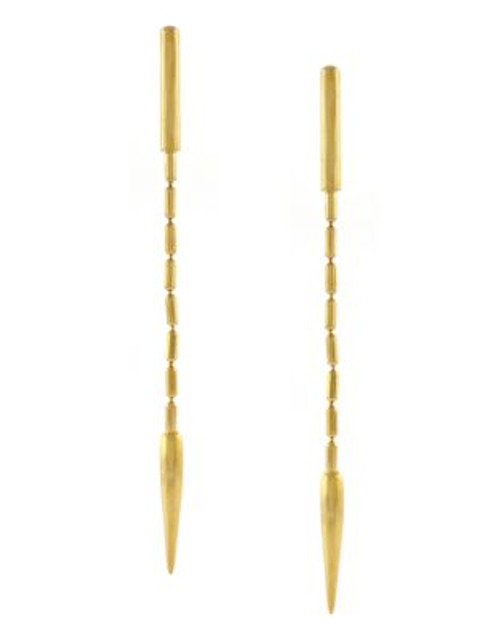 Vince Camuto Go To Basics-Gold Linear Drop Earring - GOLD
