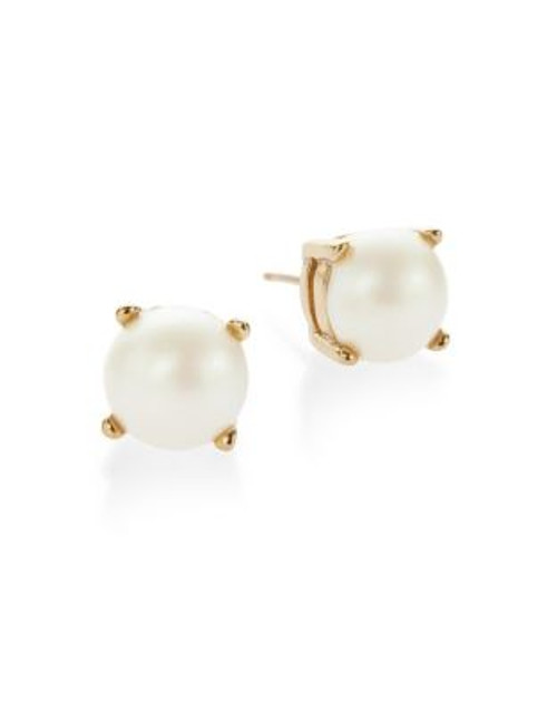 Kate Spade New York Cause a Stir Pearl Stud Earrings - CREAM