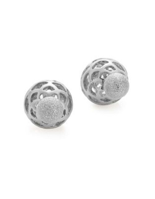 Expression Two-Sided Barbell Earrings - SILVER