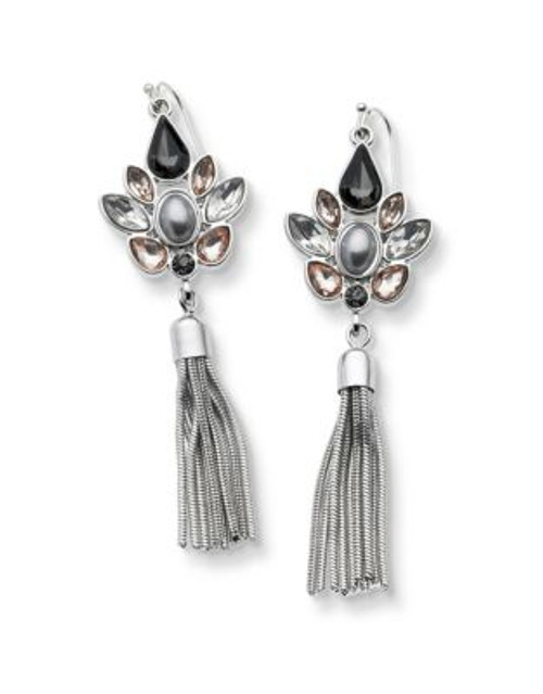 Guess Tassel Threader Earrings - SILVER