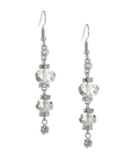 Expression Candy Bead Link Earrings - GREY