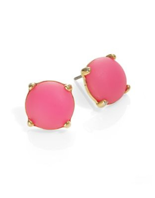 Trina Turk Claw Frame Stud Earrings - PINK