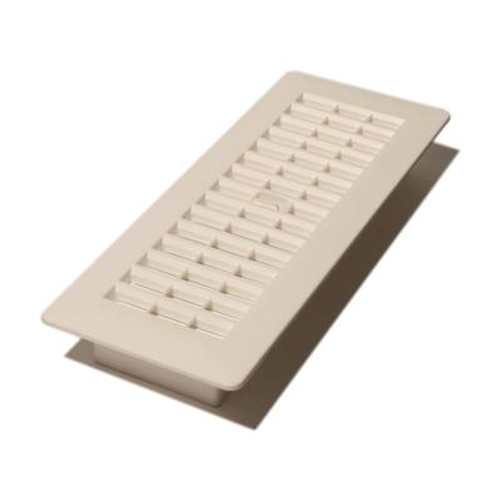 3x10 White Plastic Floor Register