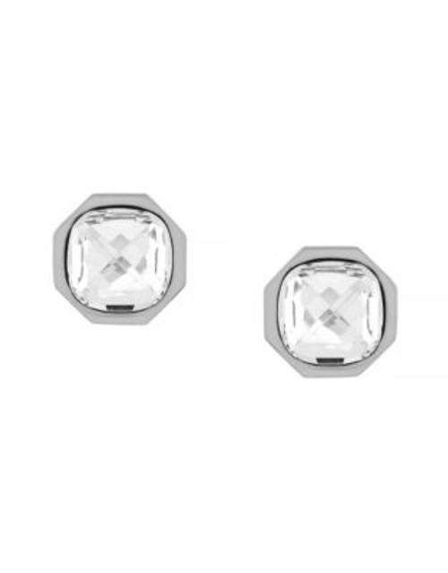 Louise Et Cie Solitaire Stone Stud Earrings - SILVER