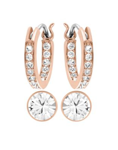 Swarovski Swarovski Crystal Canvas Stud Earring - ROSE GOLD