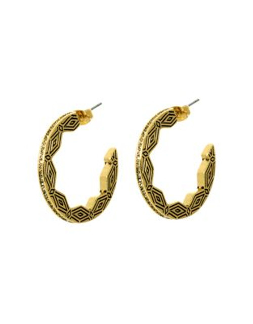 House Of Harlow 1960 Macedonian Sunburst Hoops - GOLD