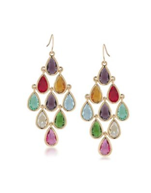 Carolee Cabaret Chandelier Earrings - MULTI