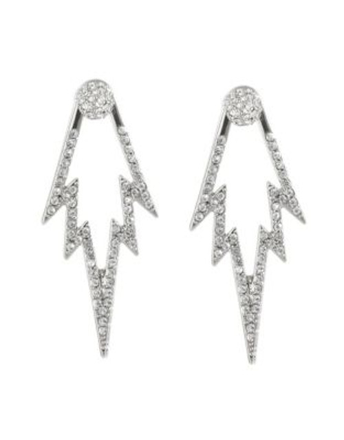 Cc Skye Crystal Pop Ear Jacket - SILVER