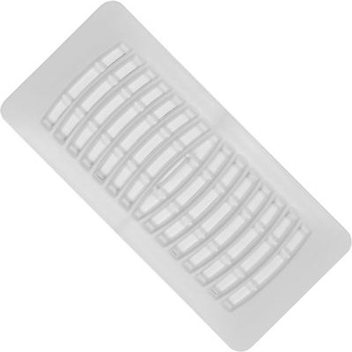 4x10 White Plastic Floor Register