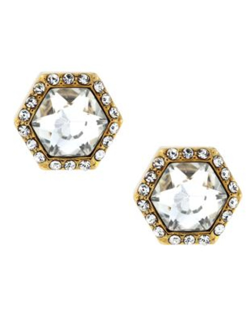 Vince Camuto Crystal Stud Earrings - GOLD