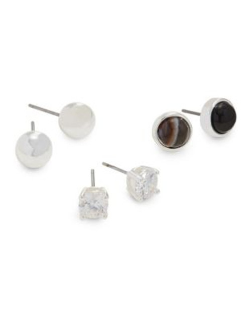 Jones New York Trio Stud Set - WHITE