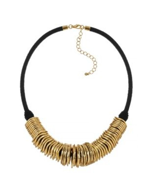Sam Edelman Disc Collar Necklace - GOLD