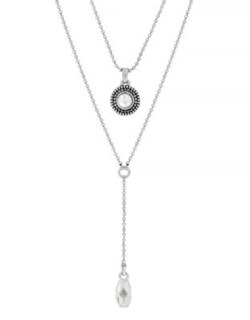 Lucky Brand Delicate Pearl Necklace - SILVER