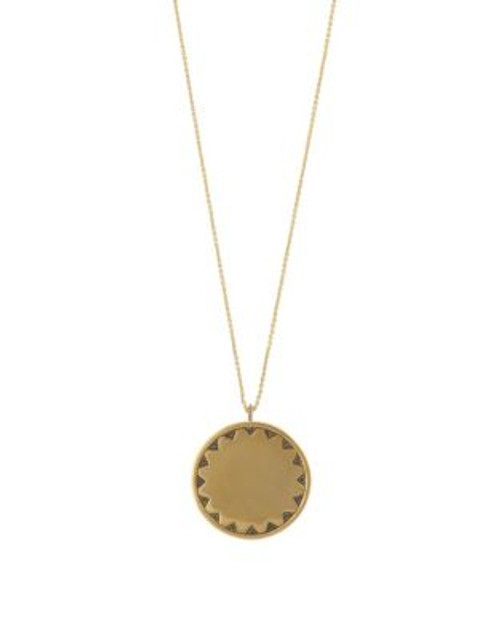 House Of Harlow 1960 Starburst Mirrored Pendant Necklace - GOLD