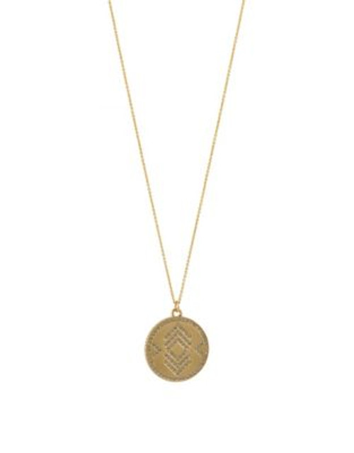 House Of Harlow 1960 Andes Reversible Coin Necklace - GOLD