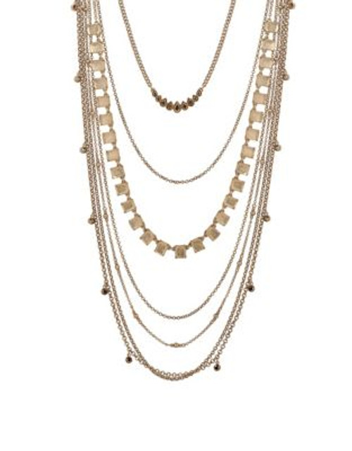 Lucky Brand Goldtone Layer Necklace - GOLD