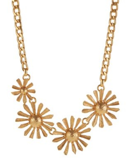 Gerard Yosca Graduated Flower Necklace - GOLD